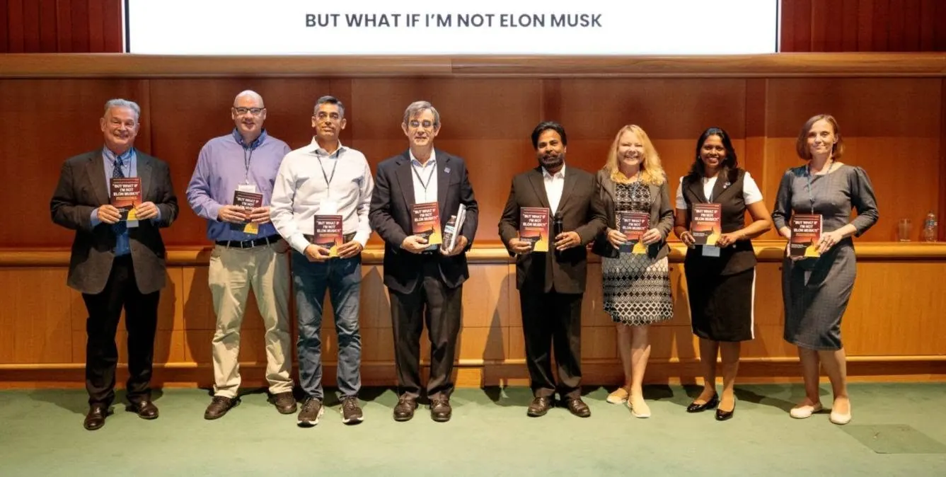 Launch of But What If I'm Not Elon Musk?! with the co-author team