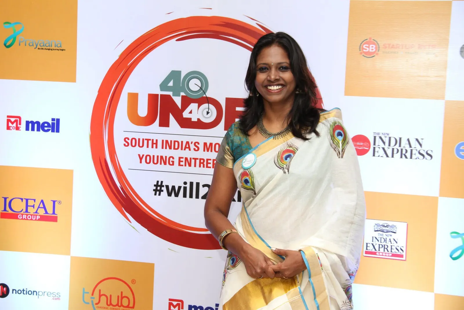 Dr. CeeVee at the 40 Under 40 South India young entrepreneurs awards