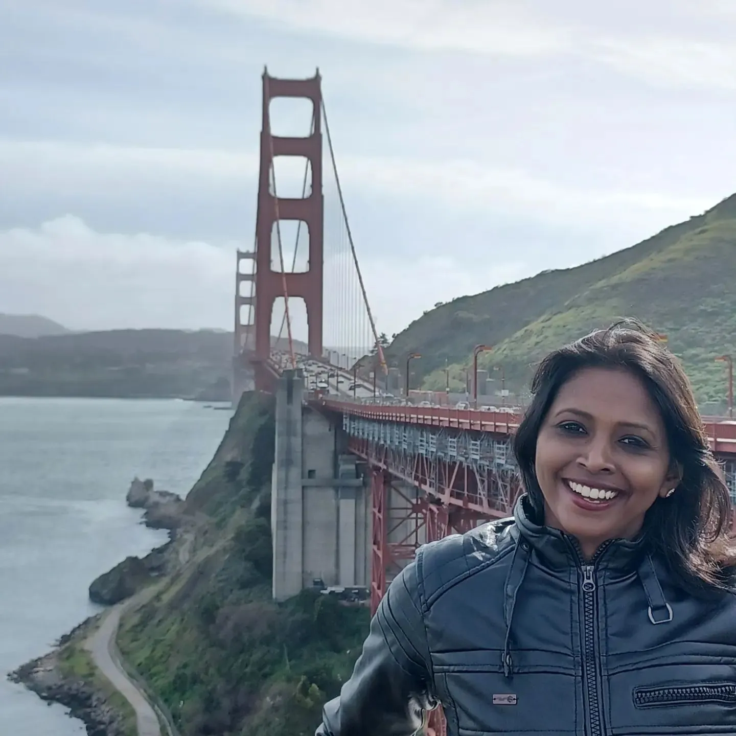 Dr. CeeVee in San Francisco during her Fulbright fellowship