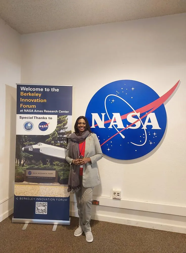 Dr. CeeVee at the Berkeley Innovation Forum, NASA Ames Research Center