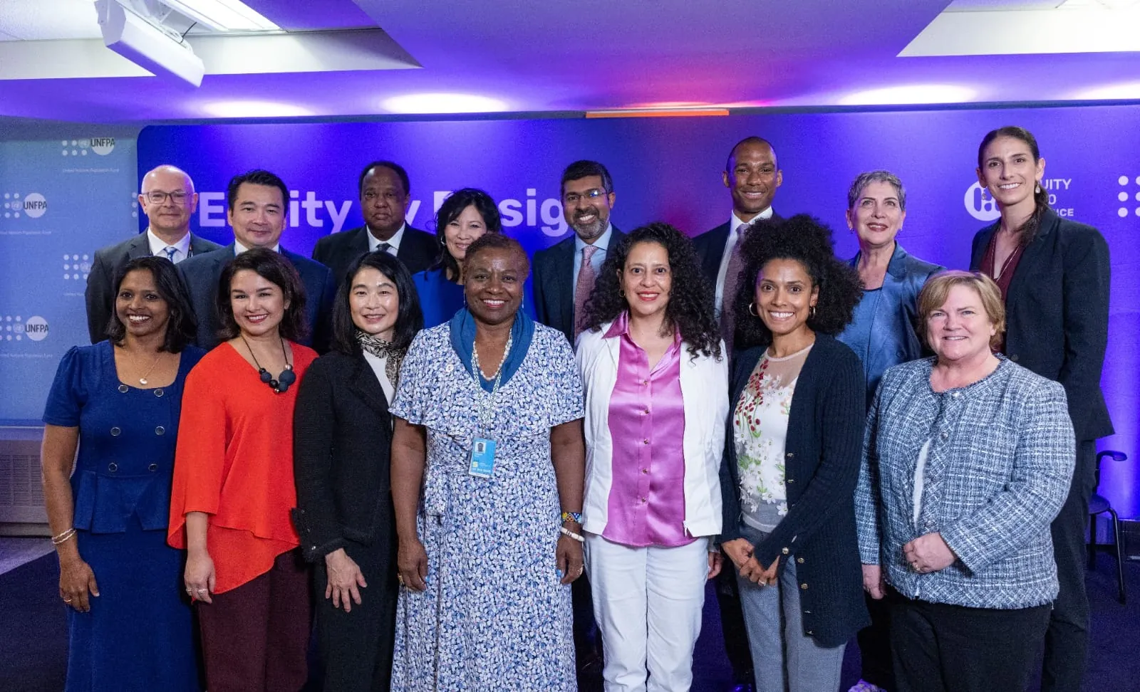 Dr. CeeVee with fellow delegates at a United Nations session